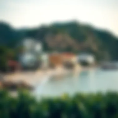 Tranquil Beachside Living Scenic view of a tranquil beachside village ideal for retirees