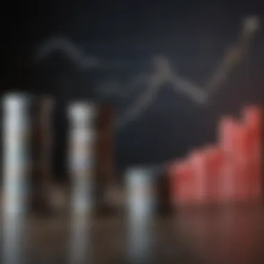 Exchange Rate Fluctuations Over Time Graph illustrating currency exchange rate fluctuations