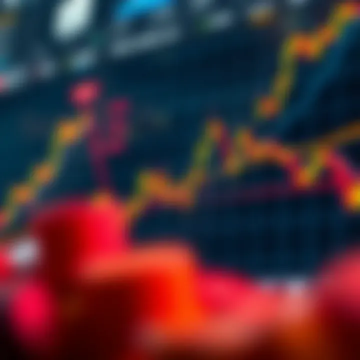 Market Volatility and Elon Musk Stock market graph showing volatility