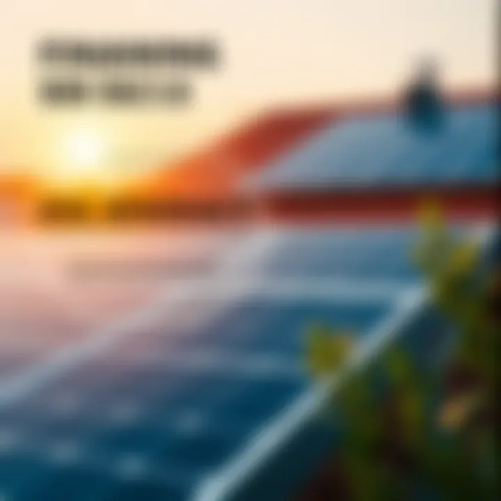 Financing Options for Solar Energy Infographic of financing options for solar panels