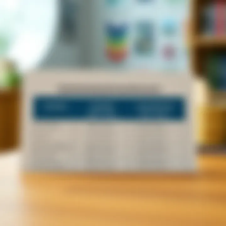 Understanding Earning Structures Table showcasing cash back earning structures