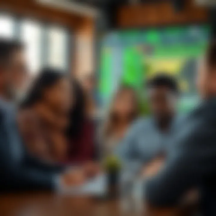 A diverse group collaborating on governance practices