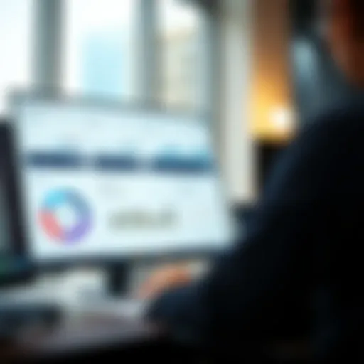 User interface of enterprise tax software showcasing dashboard features