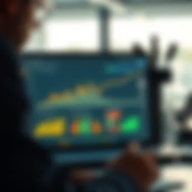 Illustration of financial data analytics in tax software