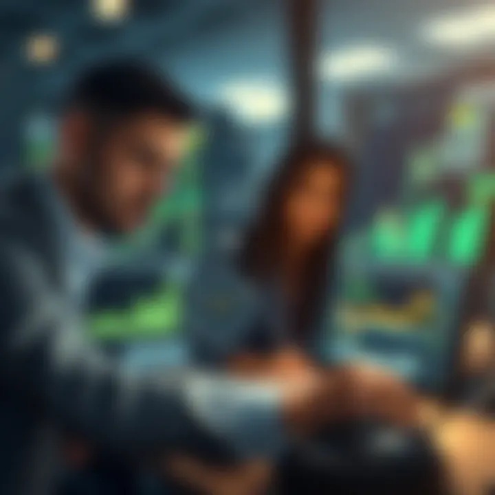 Depiction of seamless integration of tax software with financial systems