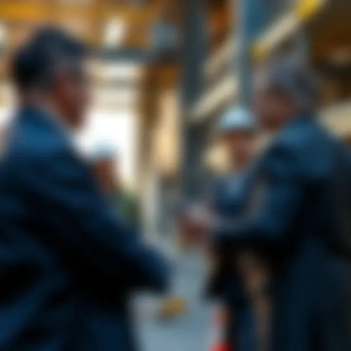 Interaction with local authorities regarding mineral rights