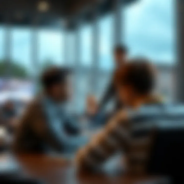 Illustration showing negotiation techniques in real estate