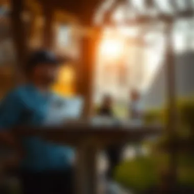 Illustration depicting traditional methods of finding FSBO listings