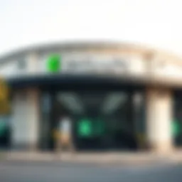 E*TRADE branch exterior showcasing a welcoming environment for investors