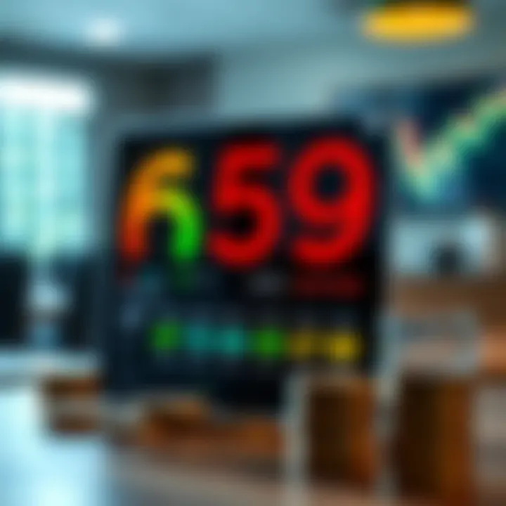 Understanding Credit Score Metrics Visual representation of credit score metrics