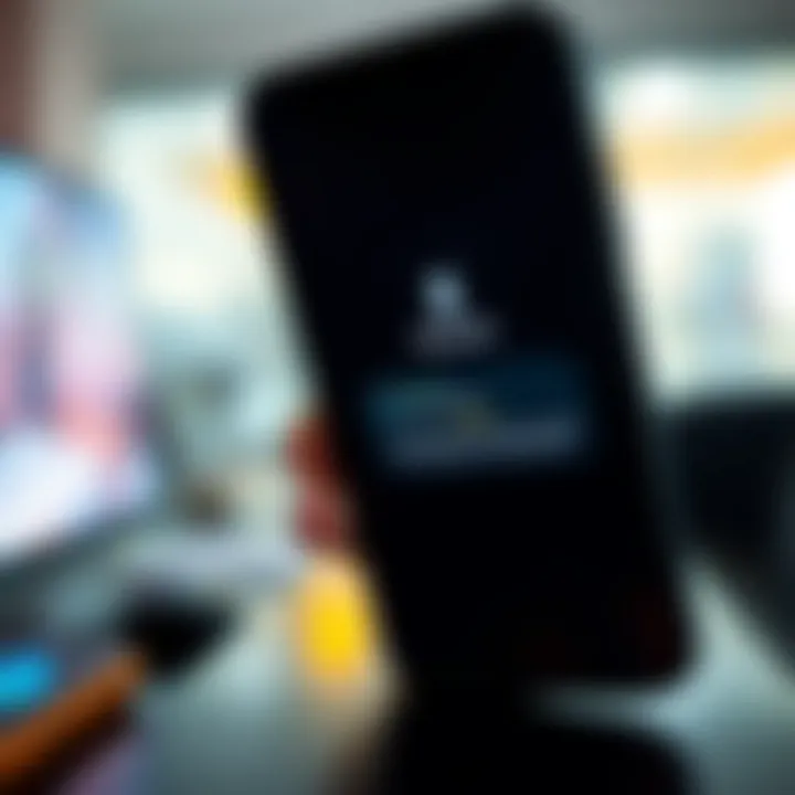 Close-up of a smartphone showing a reward notification after watching videos