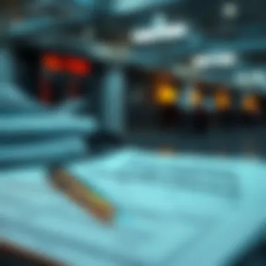 A visualization of regulatory paperwork and compliance guidelines.