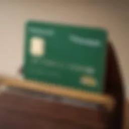 Green Dot Gold Debit Card in a wallet