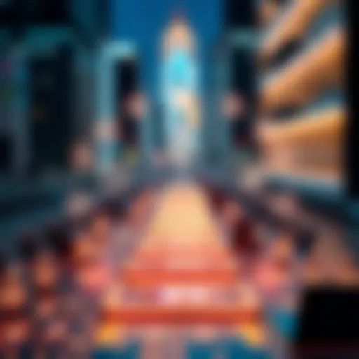 Visual representation of a digital platform ecosystem