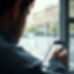 A user navigating the TD Ameritrade Bank App interface