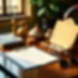 Essential Components of Estate Planning Elegant estate planning document and accessories