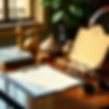 Essential Components of Estate Planning Elegant estate planning document and accessories