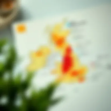 Geographical Influence on Premiums Map showing geographical impact on insurance costs