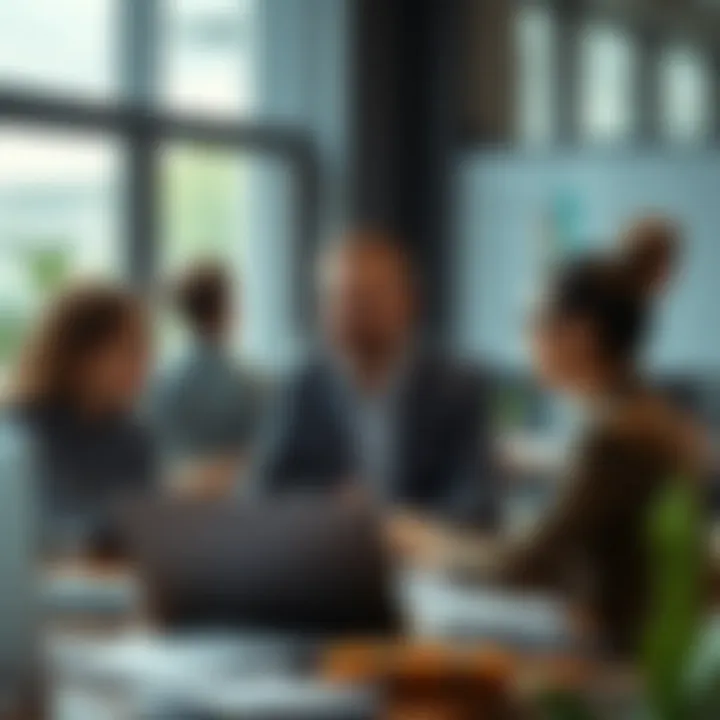 Collaborative Strategy Development Strategic planning session with diverse teams