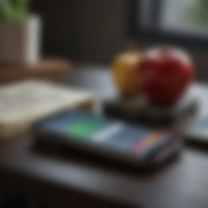 Conceptual image illustrating financial management with Apple Pay and Cash App