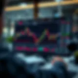 Overview of MT4 Trading Interface MetaTrader 4 trading interface showcasing stock charts.