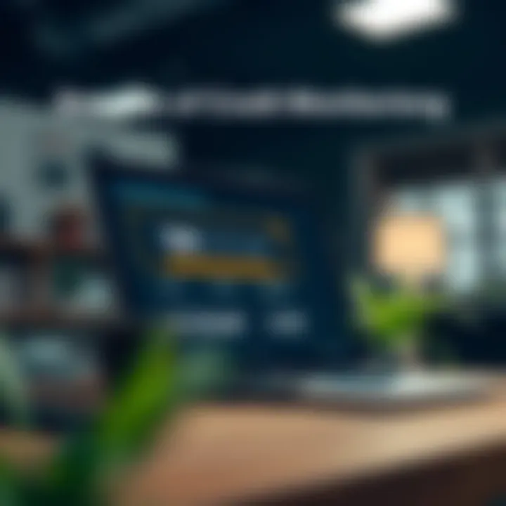 A conceptual image showing the benefits of credit monitoring services