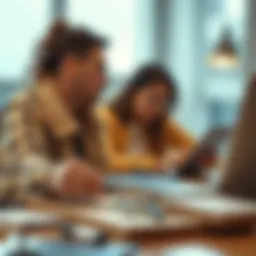 Illustration depicting alternative income sources for credit applicants