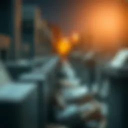 A pathway through a financial maze symbolizing credit challenges.