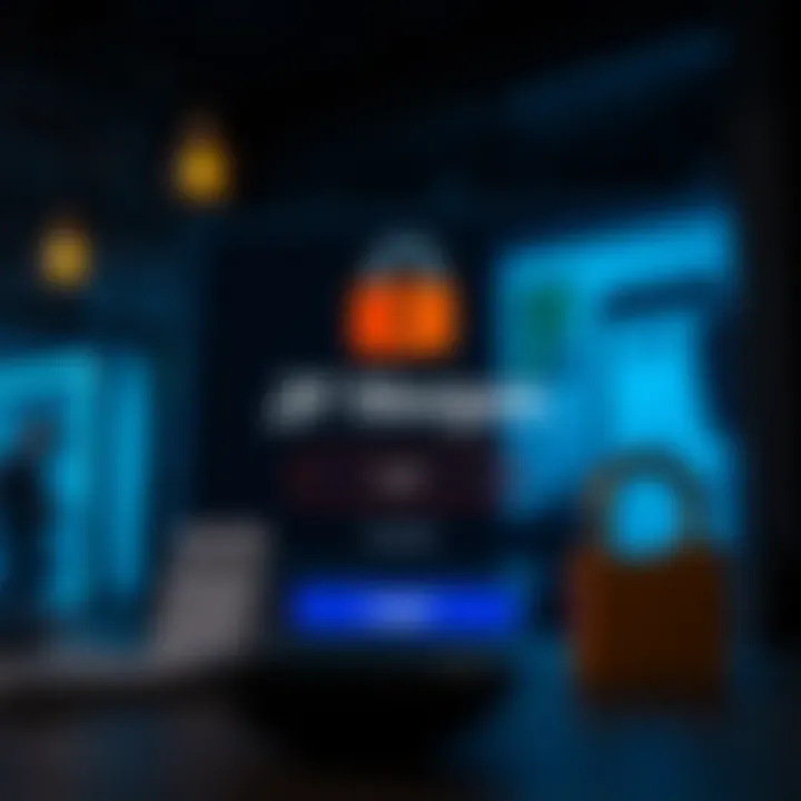 Secure login interface for JP Morgan 529 account