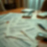 A diverse range of insurance documents spread out on a table