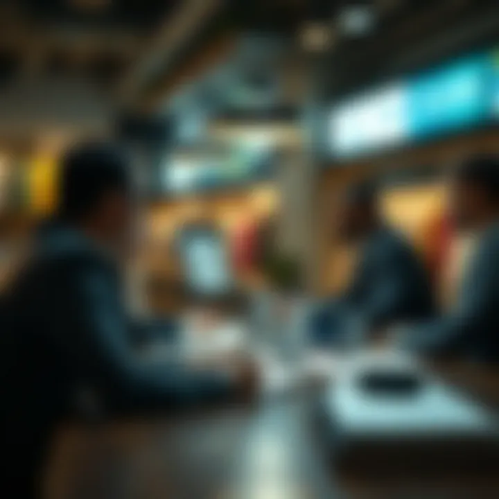 Strategic Negotiation in Leasing A negotiation table with representatives discussing lease terms