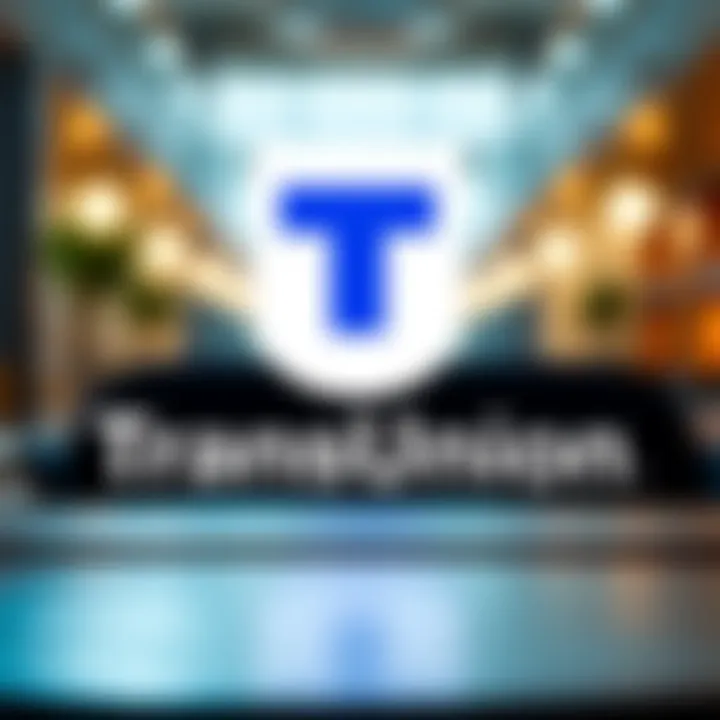 A visual representation of TransUnion's logo