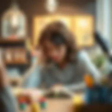 Illustration of psychological triggers in spending