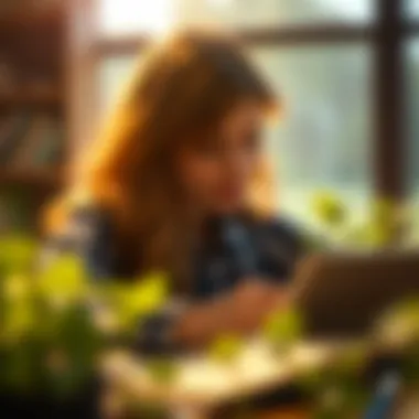 Conceptual image of saving mindset development