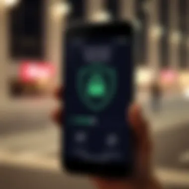 Security Measures of the TD Ameritrade Bank App Illustration of security measures within the app