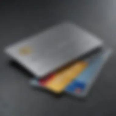 Comparison chart of silver metal credit cards versus traditional cards