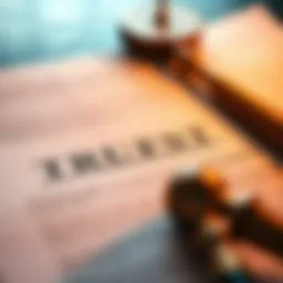 A close-up view of legal documents related to trusts.