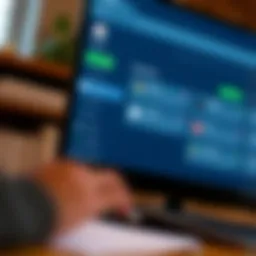 Detailed view of TurboTax Home and Office interface showcasing tax preparation tools