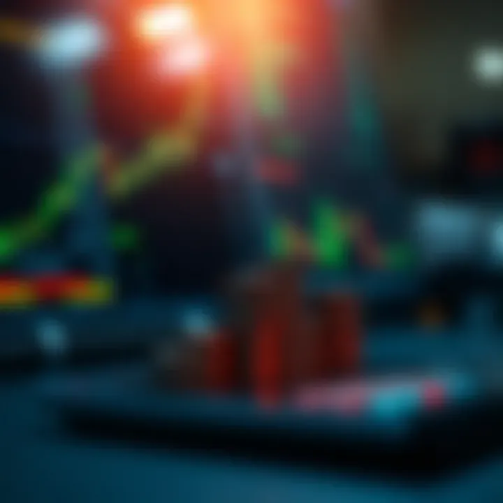 A conceptual image showing growth in trading performance