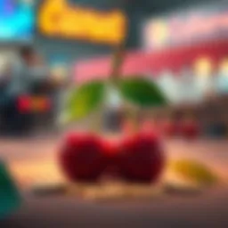 Visual representation of cherry financing concept