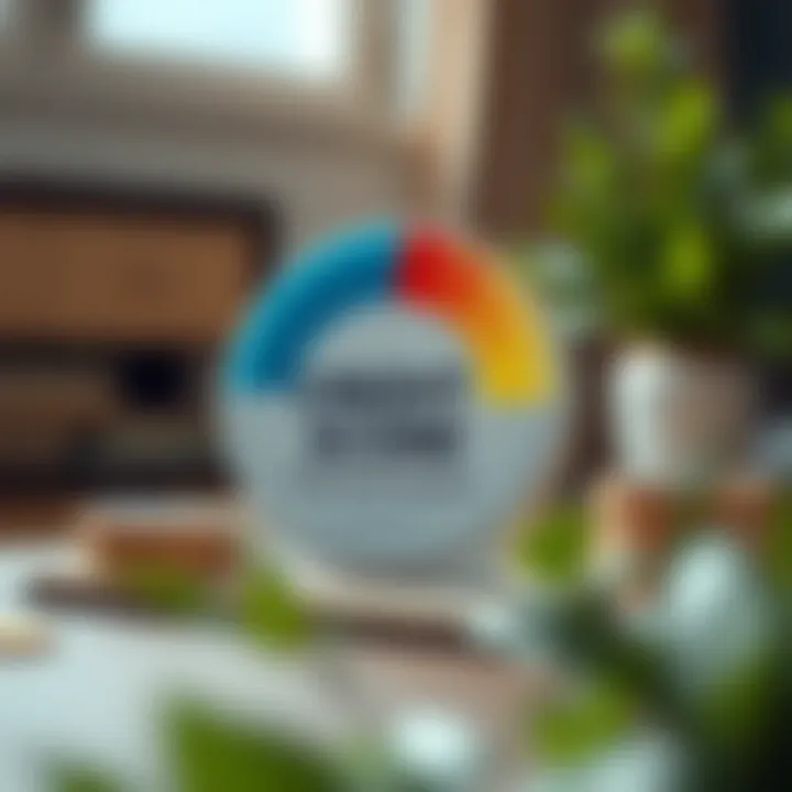 Visualization of credit score components