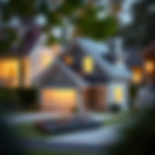 Down Payment Calculator for Home Buying Illustration of a house with a down payment calculator