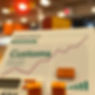 Visual representation of customs duty calculation