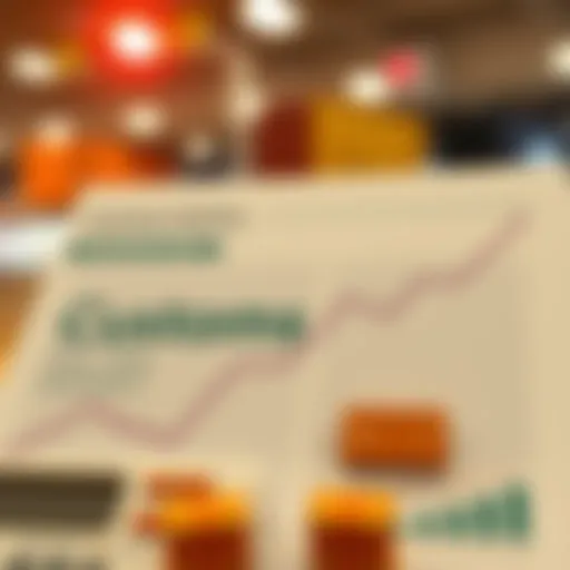 Visual representation of customs duty calculation