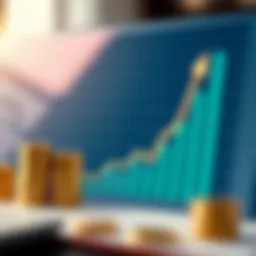 A visual representation of investment growth over time