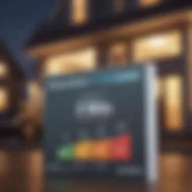 Impact of Credit Score on Mortgage Rates Graph illustrating the impact of credit score on mortgage rates