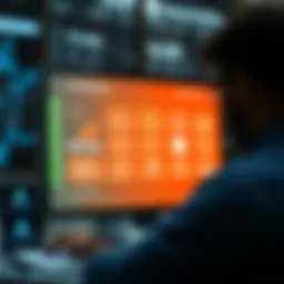 Digital banking interface showcasing eTreasury features