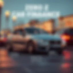 Detailed infographic explaining zero-rate car finance