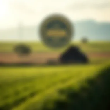Rural Landscape for USDA Loan Eligibility A scenic rural landscape representing USDA loan eligibility areas